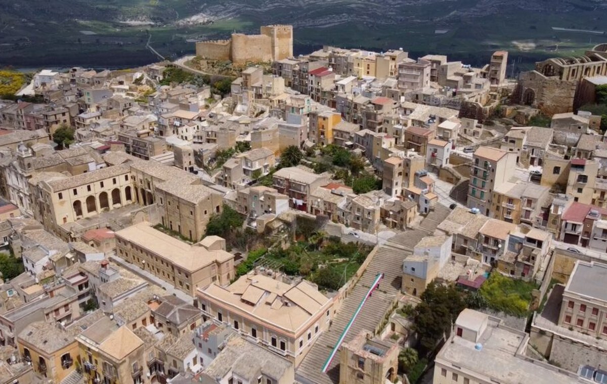 Veduta del centro storico di Naro